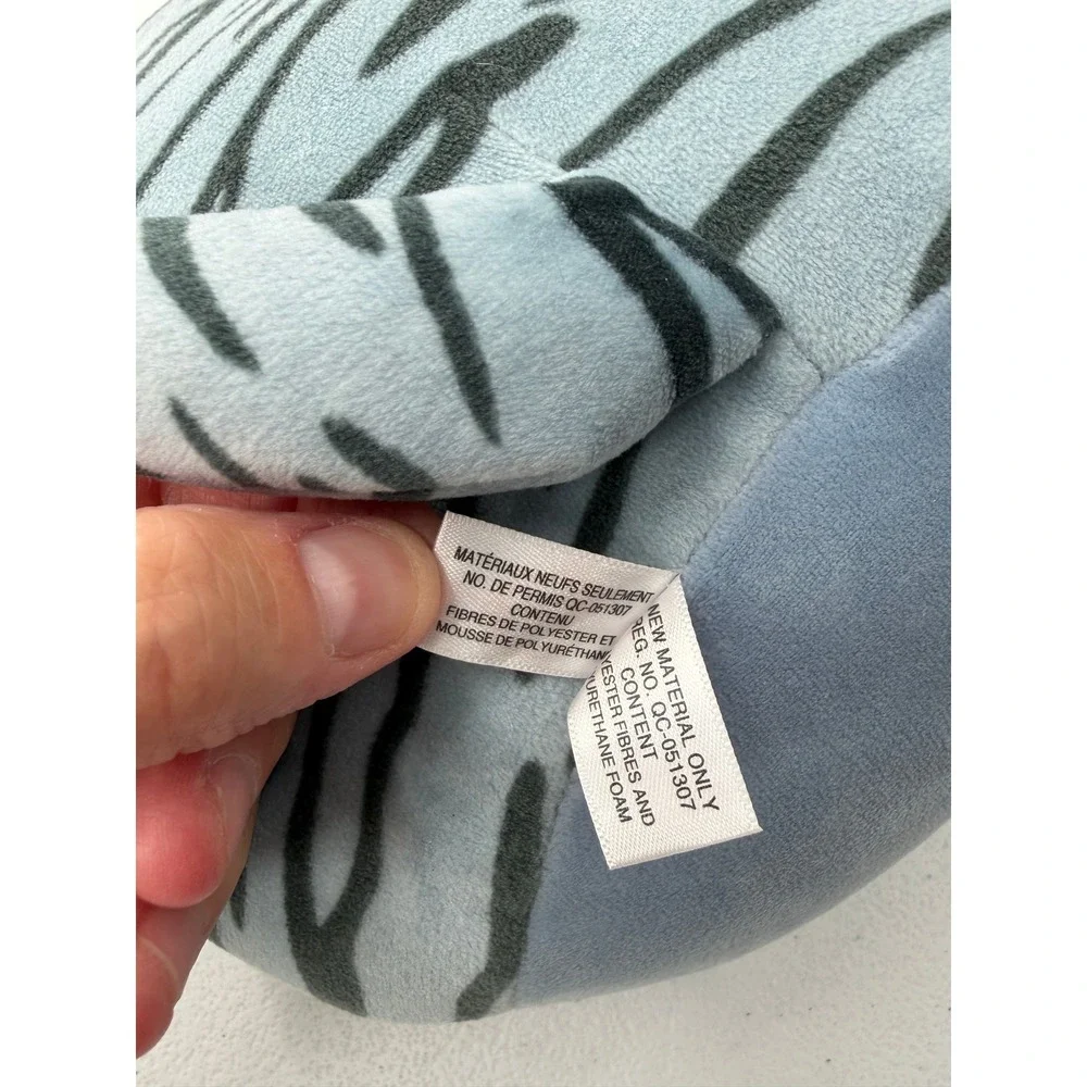 Ty Squish-a-Boos Kiki Grey Tabby Cat Plush Stuffed Animal Medium 10
